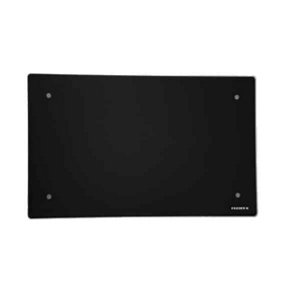Adax Clea WiFI Glass Electric Panel Heater, Wall Mounted, 600W, Black