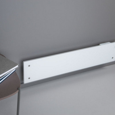 Adax Clea WiFI Glass Low Profile Electric Heater, Wall Mounted, 600W, White