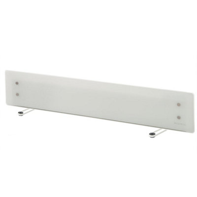 Adax Clea WiFI Glass Portable Low Profile Electric Panel Heater, 600W, White Price Comparisons | Compare The Build