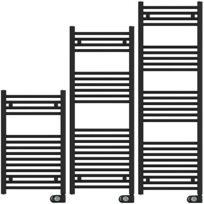 ADAX Comfort Pre-Filled Electric Heated Towel Rail With Thermostat ...