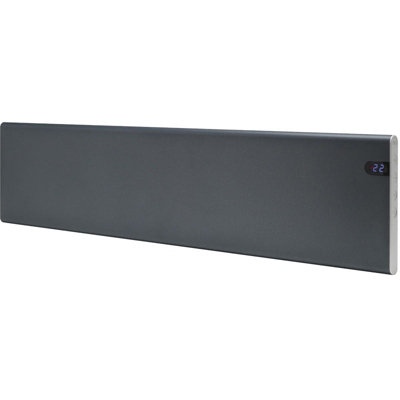 Adax Neo Low Profile Electric Panel Heater, Wall Mounted, 600W, Lava Grey Price Comparisons | Compare The Build