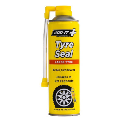 Add It Large Tyre Seal Emergency Puncture Repair Inflator 2x 500mL Quick Fix