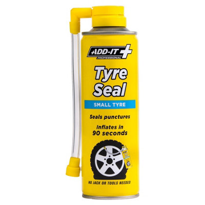 Add It Small Tyre Seal Emergency Puncture Repair Inflator 4x 300mL Quick Fix