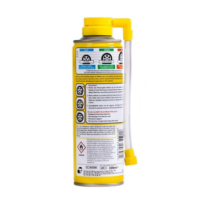 Add It Small Tyre Seal Emergency Puncture Repair Inflator 4x 300mL Quick Fix