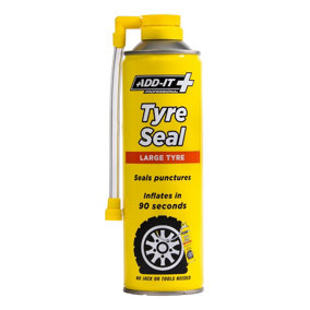 Add It Tyre Seal Emergency Puncture Repair Inflator Large Tyre 500mL Quick Fix