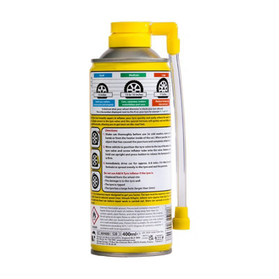 Add It Tyre Seal Emergency Puncture Repair Inflator Medium 4x 400mL Quick Fix