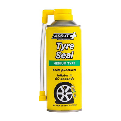Add It Tyre Seal Emergency Puncture Repair Inflator Medium 4x 400mL Quick Fix
