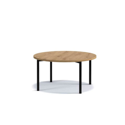 Add Warmth to Your Living Space with the Sigma C Coffee Table (800mm x 450mm x 800mm) in Oak Artisan