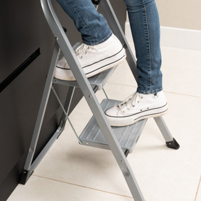 Addis 2 Step Folding Ladder - 520012B&Q