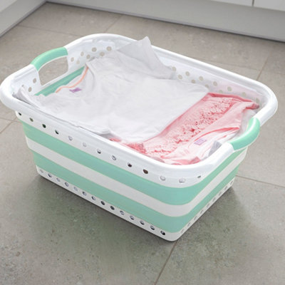 ADDIS 45L Collapsible Laundry basket - 517934B&Q