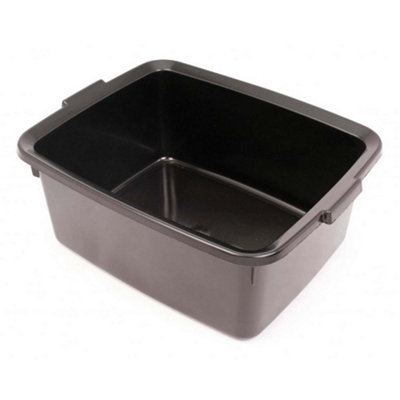 Addis 5 Star Rectangular Plastic Bowl Black (42 x 32cm)