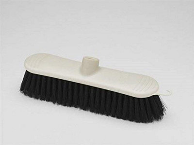 Addis Broom Head Stiff Bristle Linen Beige (Check Handles)