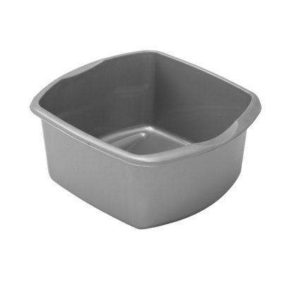Addis Metallic Rectangular Bowl Grey (One Size)