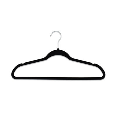 ADDIS Velvet Clothes Hangers 45cm, Pack of 50 hangers 519223B&Q