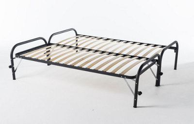 Addison Double Bed with Pull-out Trundle - Black