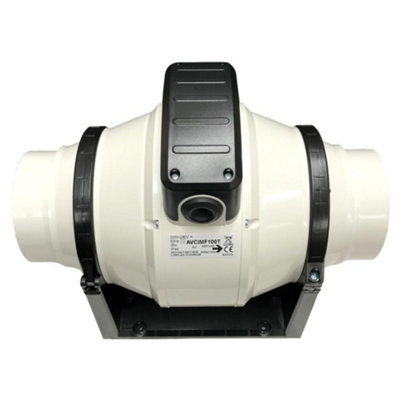 Addvent AVCIMF100T In-Line Mixed Flow Extractor Fan 100mm / 4 inch (Timer Model) Price Comparisons | Compare The Build