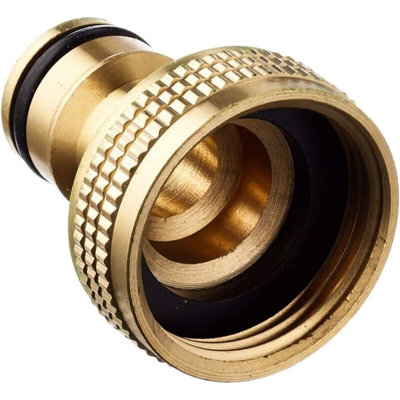 ADF20 Brass Faucet Nose with Internal Thread Automatic 20 x 27 Gold