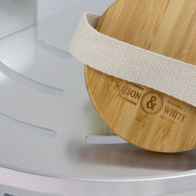 Adhesive Corner Shower Caddy 1 Tier - M&W - 4