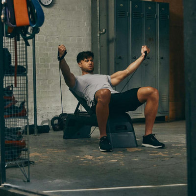 Adidas HIIT Deck, Adjustable Workout Bench Aerobic Step, 20+