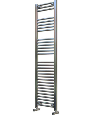 ADIGE Ladder Chrome Towel Radiator 400mm Wide, 1500mm High