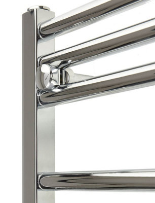 ADIGE Narrow Chrome Towel Radiator 300mm Wide, 1000mm High