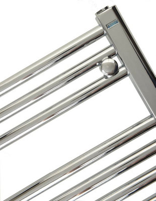 ADIGE Narrow Chrome Towel Radiator 300mm Wide, 1500mm High