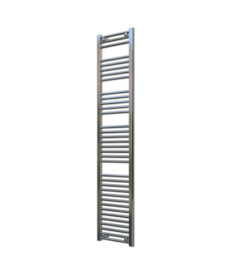 ADIGE Tall & Slim Chrome Towel Radiator 400mm Wide, 1750mm High
