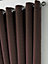 Adiso Eyelet Ring Top Curtains Chocolate 168cm x 137cm