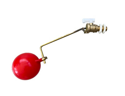 Adjustable 1/2" Inch Part 2 Ballcock Float Valve with Ball/Float Toilet Cistern, Cisterns, Trough. BS1212 Compliant. FREE DELIVERY