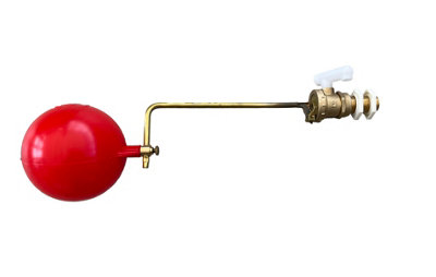 Adjustable 1/2" Inch Part 2 Ballcock Float Valve with Ball/Float Toilet Cistern, Cisterns, Trough. BS1212 Compliant. FREE DELIVERY