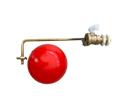 Adjustable 1/2" Inch Part 2 Ballcock Float Valve with Ball/Float Toilet Cistern, Cisterns, Trough. BS1212 Compliant. FREE DELIVERY