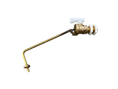 Adjustable 1/2" Inch Part 2 Ballcock Float Valve with Ball/Float Toilet Cistern, Cisterns, Trough. BS1212 Compliant. FREE DELIVERY