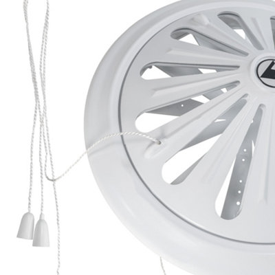 adjustable air vent with pull cord for 80mm-160mm round duct