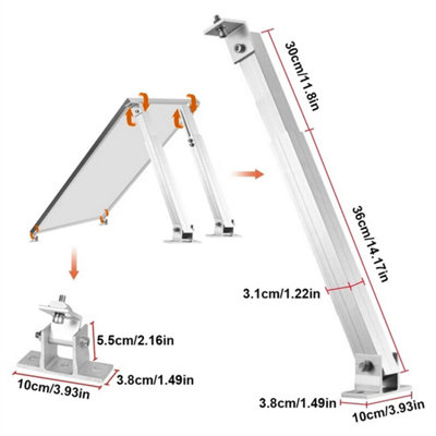 Adjustable Angle Solar Panel Mounting Brackets Solar Panel Tilt Mount ...