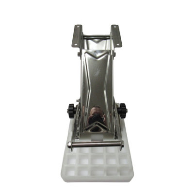 Adjustable Auxiliary Outboard Motor Bracket 60KG 25HP White (Transom ...
