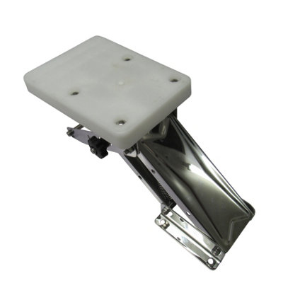 Adjustable Auxiliary Outboard Motor Bracket 60KG 25HP White (Transom ...