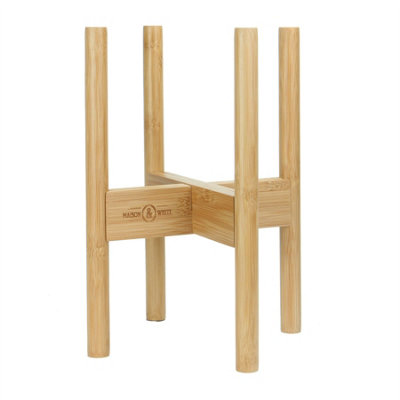 Adjustable Bamboo Plant Stand - M&W