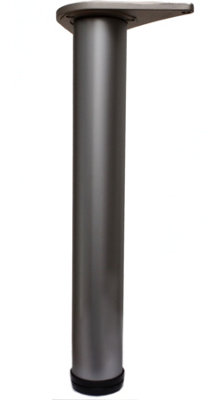 Adjustable Breakfast Bar Worktop Support Table Leg 710mm - Colour Aluminium - Pack of 2 Price Comparisons | Compare The Build