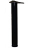 Adjustable Breakfast Bar Worktop Support Table Leg 870mm - Colour Black - Pack of 2