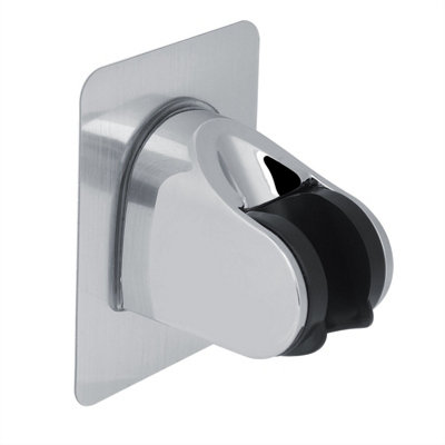 Adjustable Chrome Self-Adhesive Shower Head Holder Bracket Base