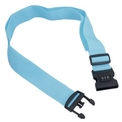 Adjustable Combination Luggage Lock Strap Suitcase Baggage Secure 2pc