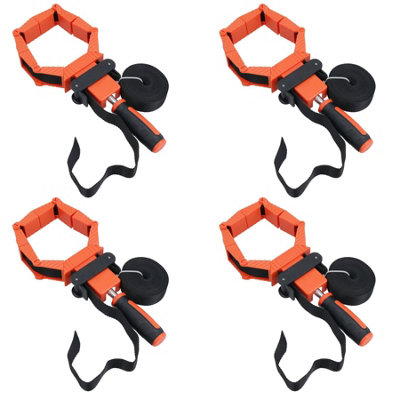 Adjustable Corner Framing Frame Band Strap Clamp 4 Metre Strap For All Shapes 4pc