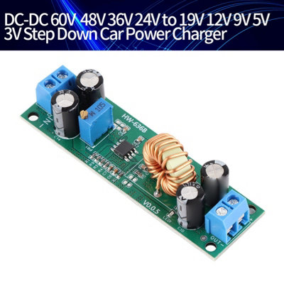 Adjustable DC-DC Step Down Power Supply Module:6.5V-60V Input,3.3-40V Output,5A