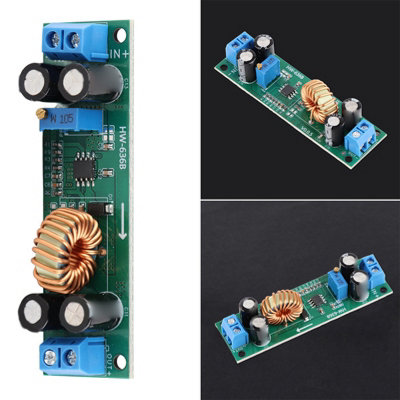 Adjustable DC-DC Step Down Power Supply Module:6.5V-60V Input,3.3-40V Output,5A