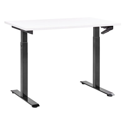 Adjustable Desk Manual 120 x 72 cm White DESTINES Various Sizes