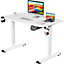 Adjustable Ergonomic Electric Desk 110x60cm with Memory Mode