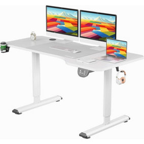 Adjustable Ergonomic Electric Desk 160x70cm with Memory Mode