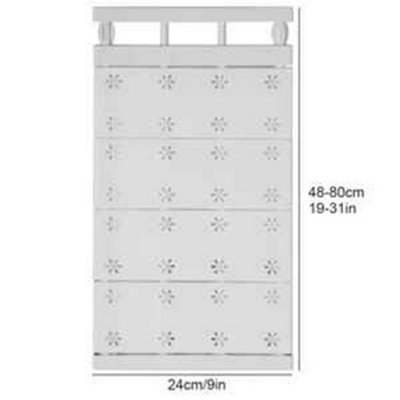 Adjustable Extendable Closet Shelf Rack Wardrobe Cupboard Storage ...