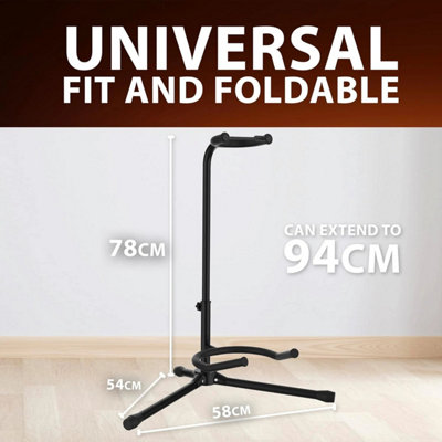 Adjustable Folding Guitar Stand for Acoustic Electric and Bass