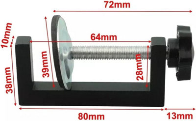 Adjustable G Clamps for Woodwork Carpentry Mini Screw Table C Clamps (2)